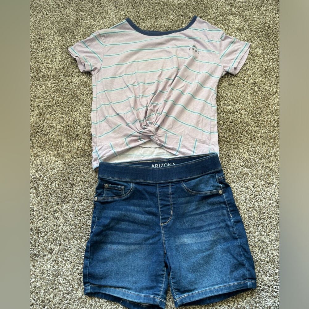 Little girls short set